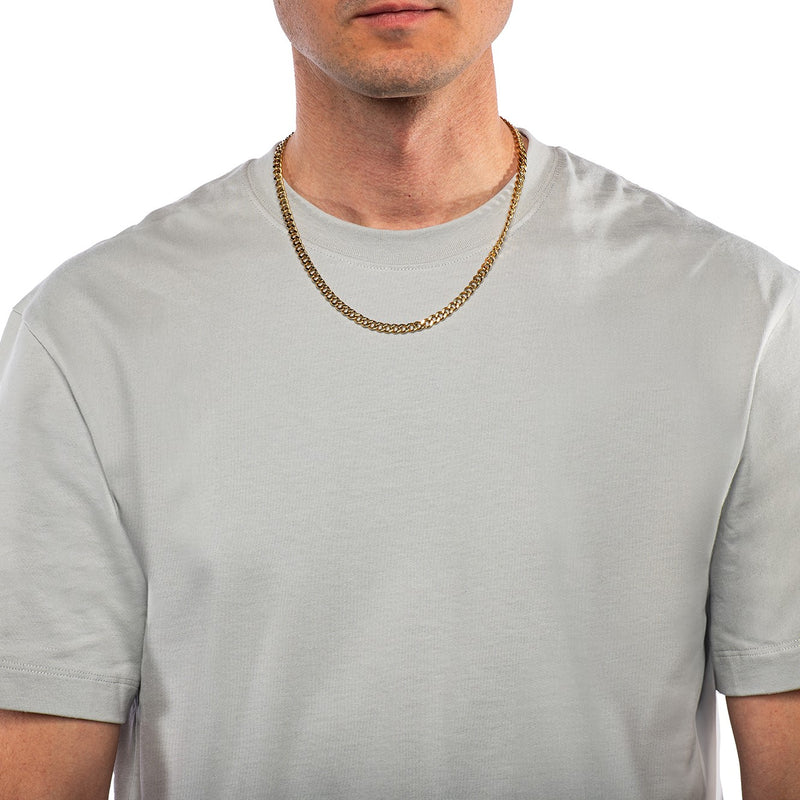 Men's Necklaces - The Curb Chain - Gold 55cm Preview